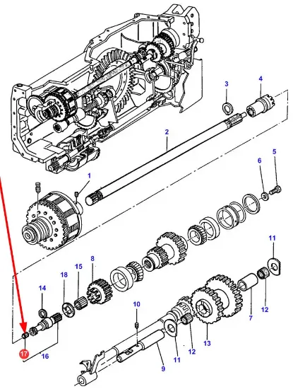 Slika Front PTO drive bushing 3582978M1