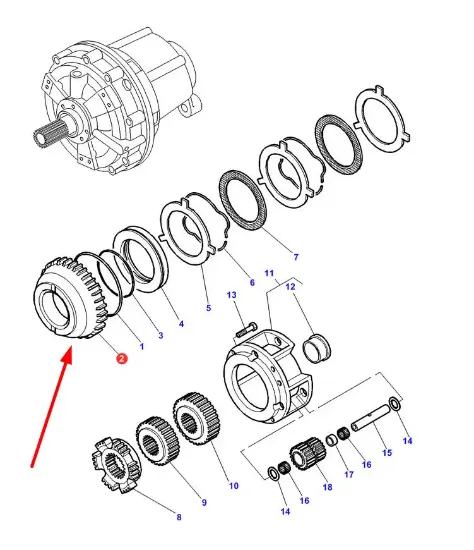 Slika Torque converter gear 3583406M2