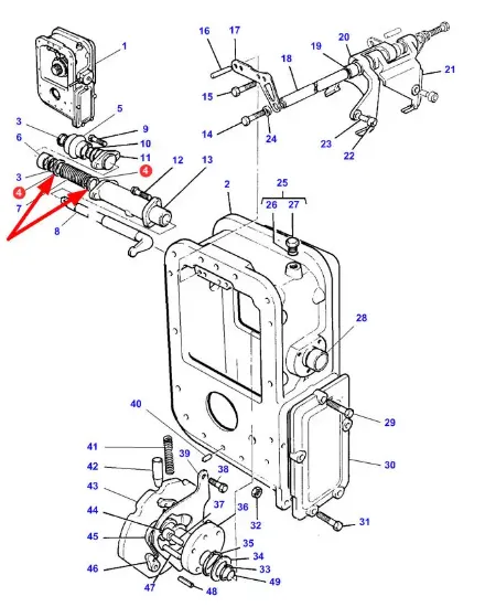 Slika Gear shift shaft washer 3613789M1