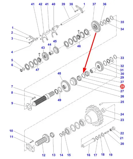 Slika Spacer ring 65 x 73 x 2,60 3614010M1