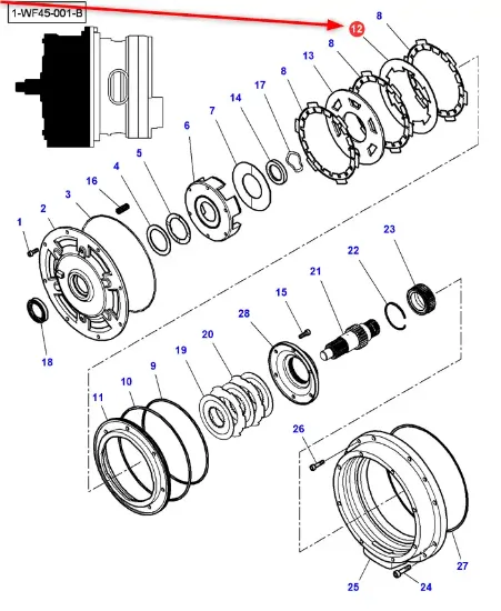 Slika Friction plate spacer 3616742M1