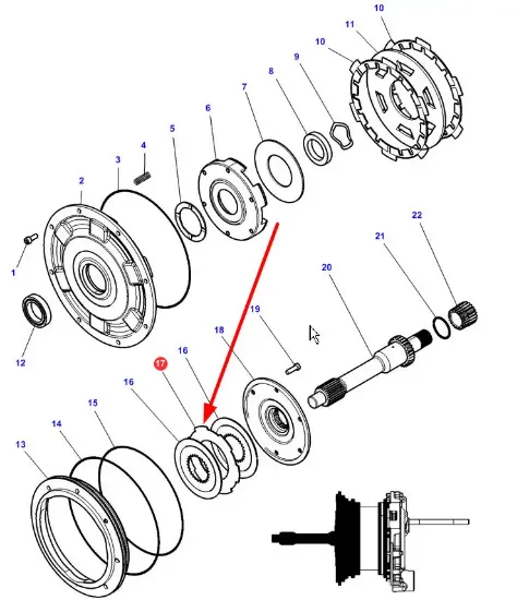 Slika Friction disc 3616746M1