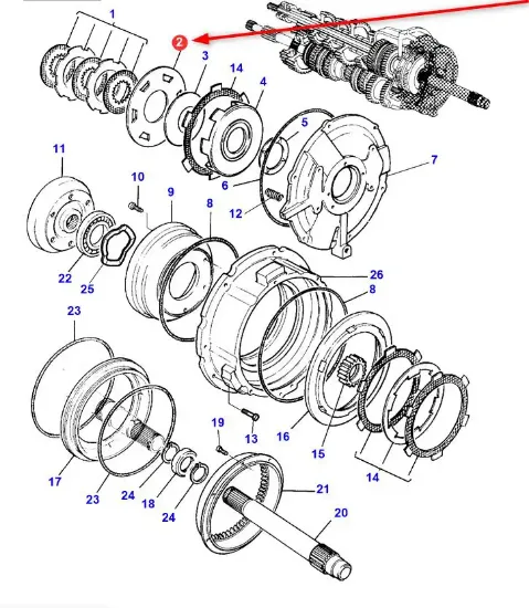 Slika Disc spacer 3616749M1