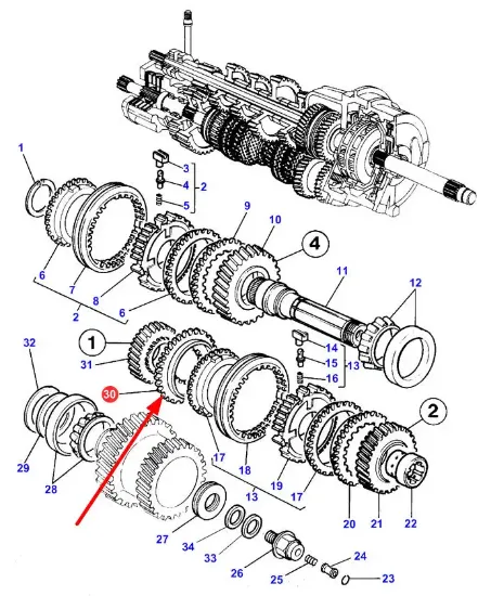 Slika Synchronizer ring 3616827M2