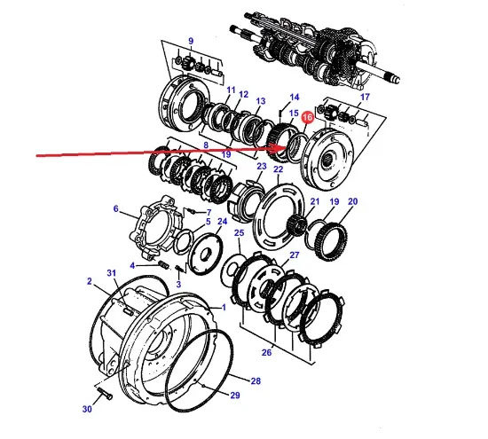 Slika Gearbox O-ring Dynashift 3617193M1