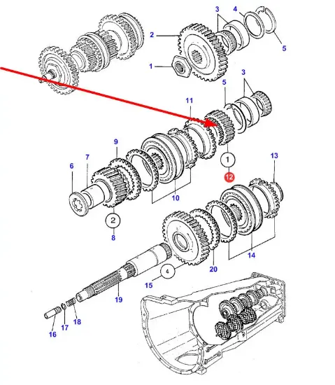 Slika Gear wheel Z-15 gearbox 3617255M3