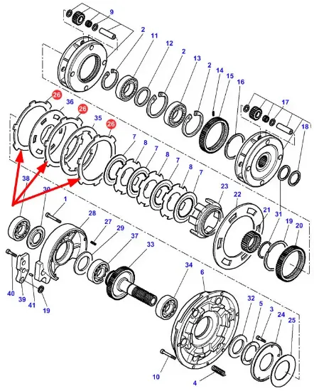 Slika Friction disc replacement 3617346M1