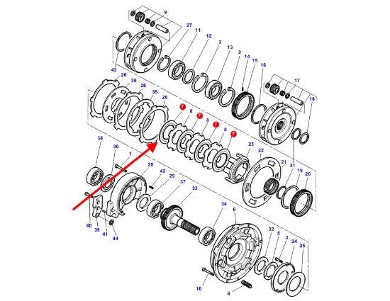 Slika Friction disc replacement 3617347M1