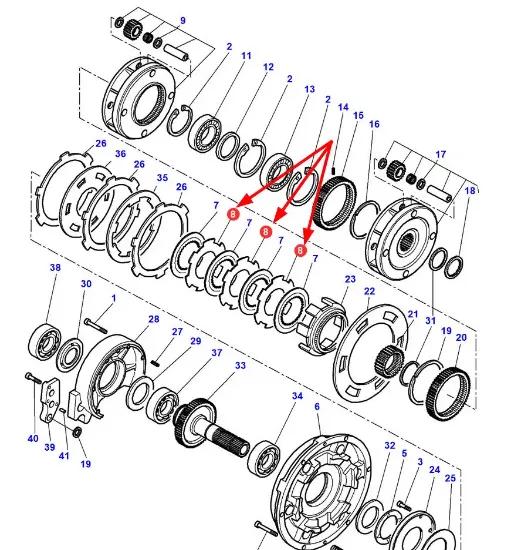 Slika Friction plate spacer 3617348M1