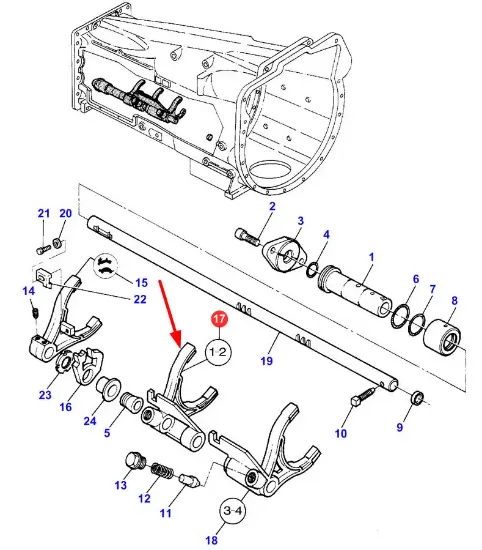 Slika Gear fork 3617430M1