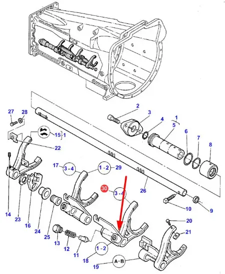 Slika Gearbox fork 3617431M1