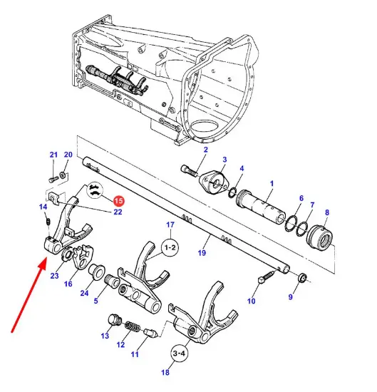 Slika Gearbox fork 3617587M2