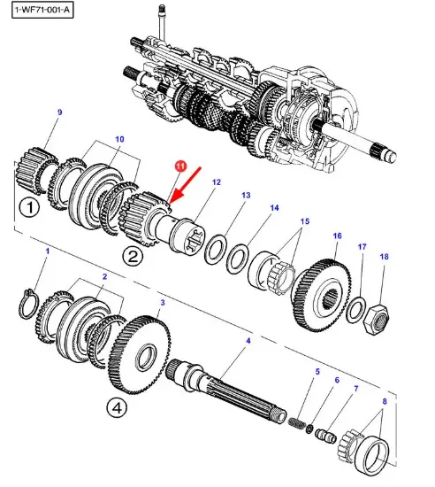 Slika Gear wheel 3619034M94