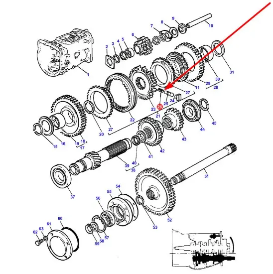 Slika Synchronizer spring 3698240M1