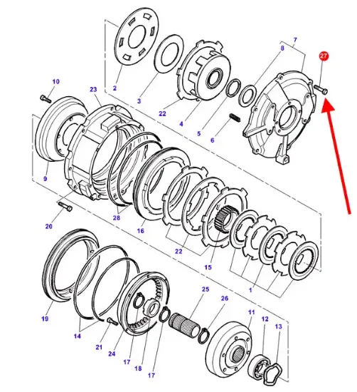 Slika Full thread screw M8 x 30 3712479M1