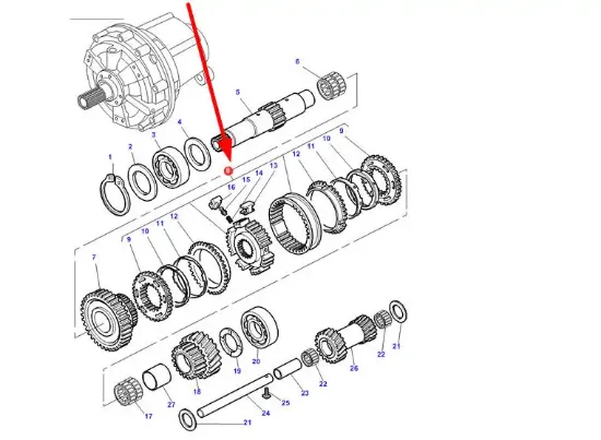 Slika Gearbox synchronizer 3714238M95