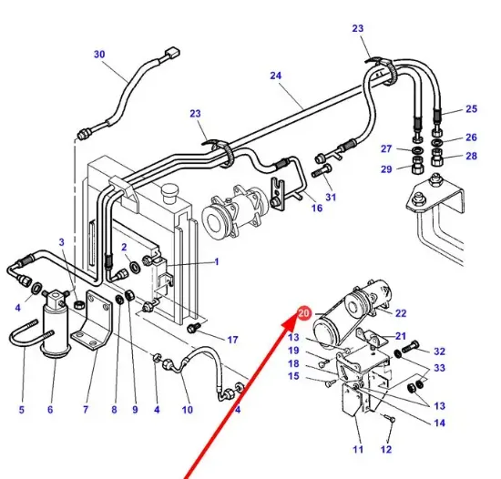 Slika V-belt L 1190 mm 3714894M1