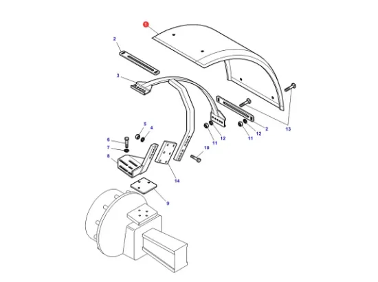 Slika Front fender 355 x 1120 mm 3715947M2