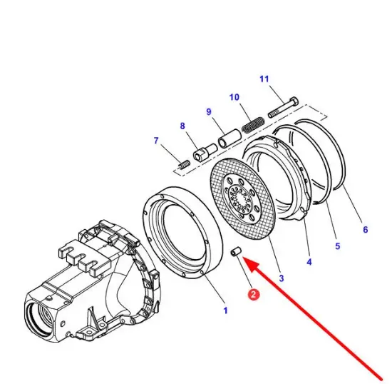 Slika Drive axle brake pin 3716770M2