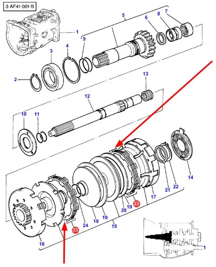 Slika Friction disc set 3761845M91