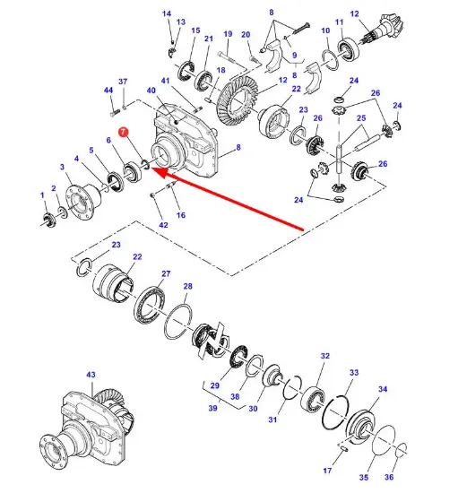 Slika AGCO 3764240M1 spacer ring