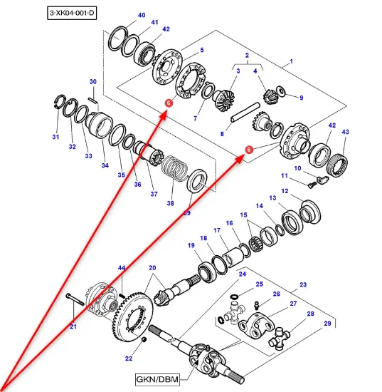 Slika Front axle differential housing 3764765M91