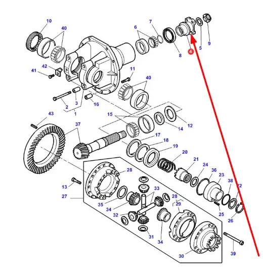 Slika Differential flange 3765017M1