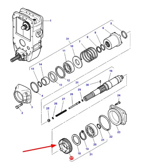 Slika Gear wheel 18 teeth 3771698M2