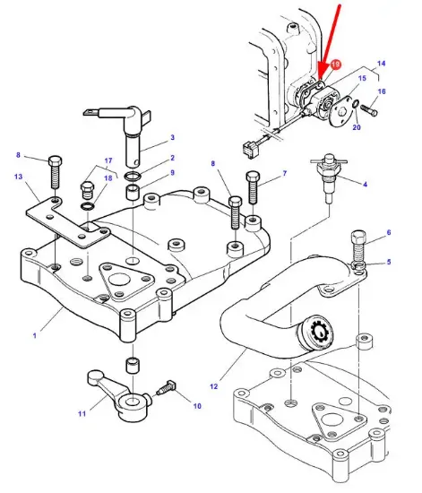 Slika Gearbox gasket 3771837M1