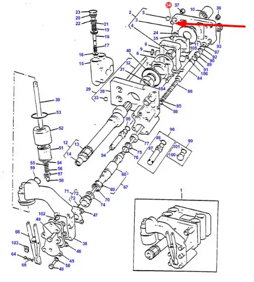 Slika O-ring 11 x 1,75 hydraulic pump system 377494X1