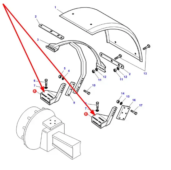 Slika Fender bracket mount right 3777591M1