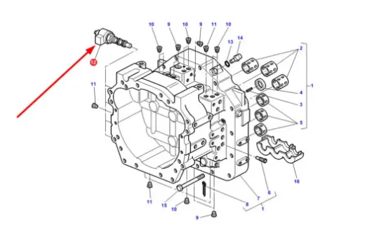 Slika Gearbox solenoid valve 3779284M92