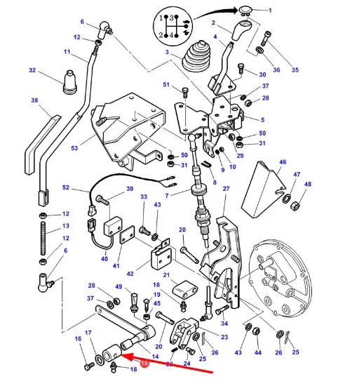 Slika Gear lever bushing 3781559M1