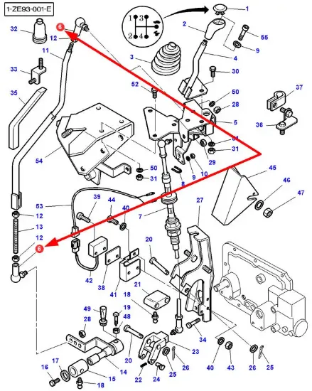 Slika Gear shift lever joint 3781935M1