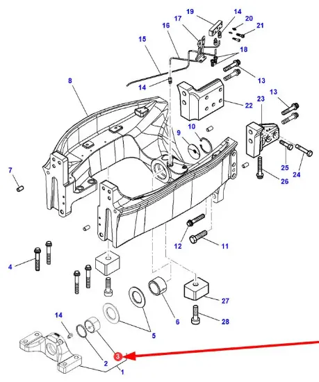 Slika Bearing housing sleeve 70 x 60 x 42 mm 3785203M4