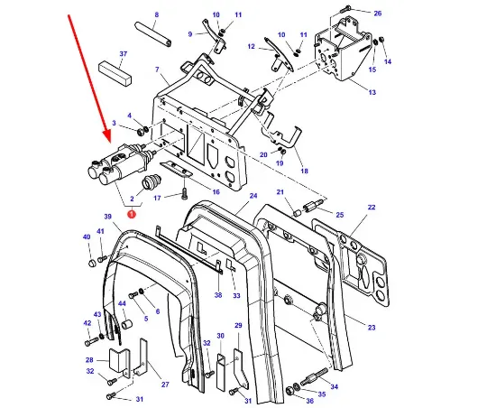 Slika Brake cylinder 3786100M2