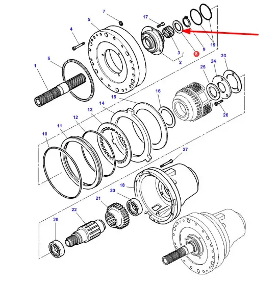 Slika Bearing washer 3790663M1