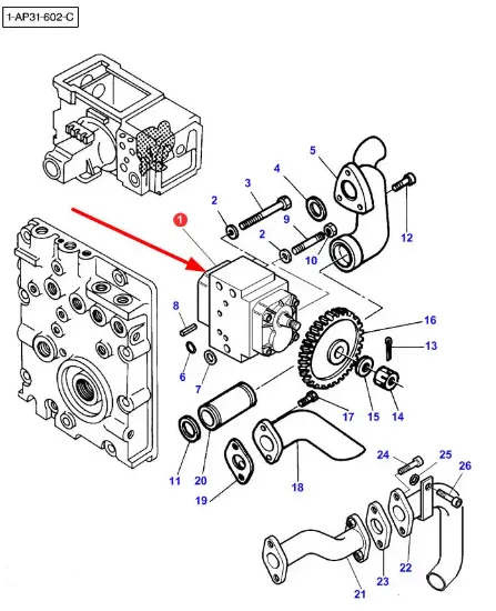 Slika Massey Ferguson 3790722M1 Hydraulic Pump