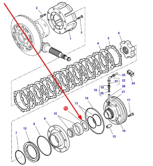 Slika Spacer washer 68 - 82,55 x 0,70 mm 3791784M1