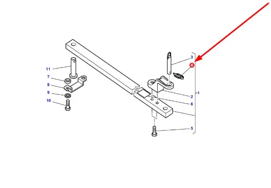 Slika Drawbar pin 3792034M1