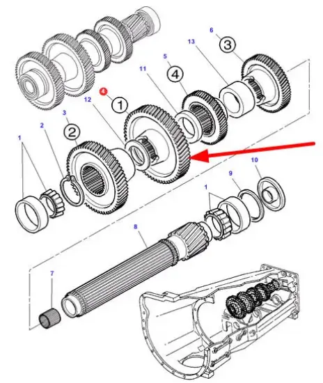 Slika First gear sprocket 3793071M1