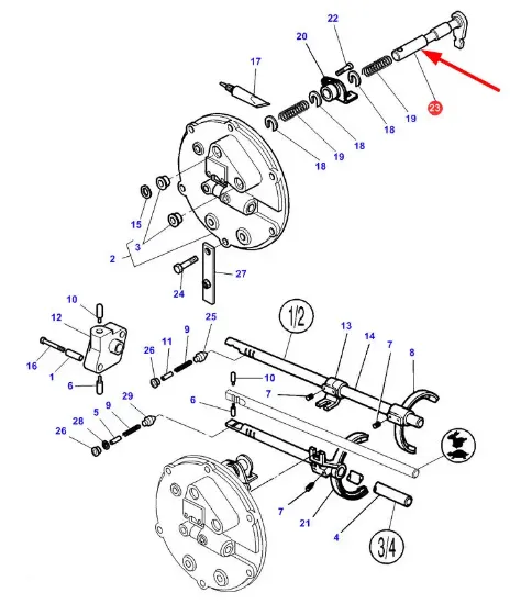 Slika Gear selector 3793559M1