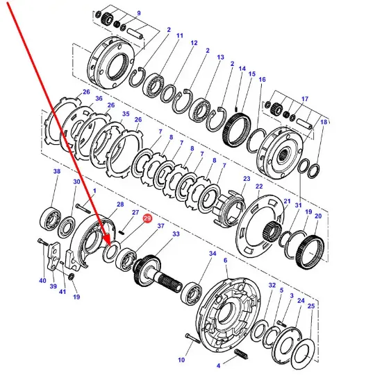 Slika Dynashift gear spacer 0,30 mm 3793601M1