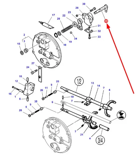 Slika Gearbox slider 3795160M3