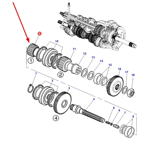 Slika Gearbox sprocket 3796006M1