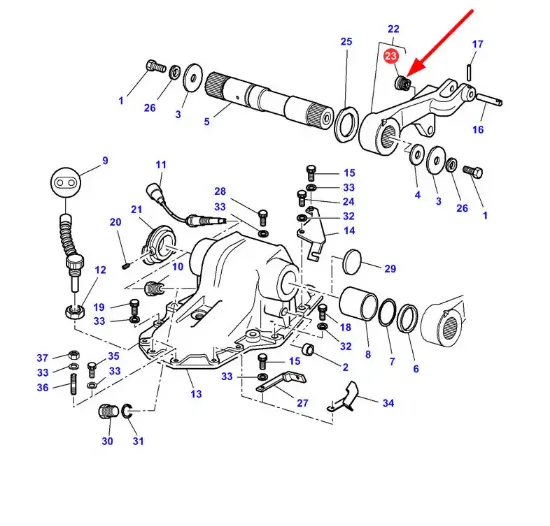 Slika Rear linkage arm bushing 3796050M1