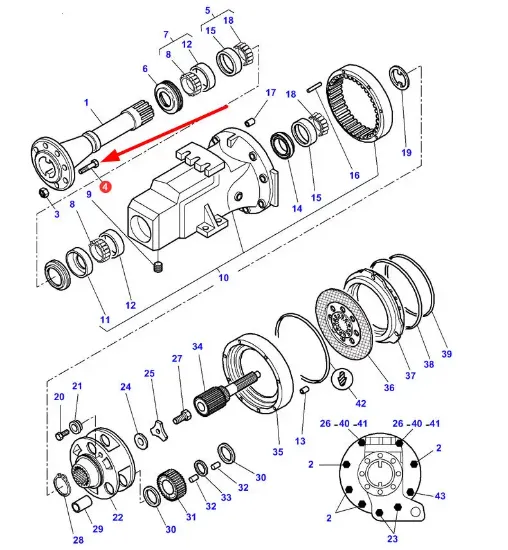 Slika Wheel bolt M22 x 1.5 x 90 3796150M1