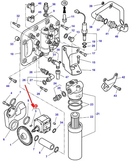 Slika Hydraulic pump 3797115M3