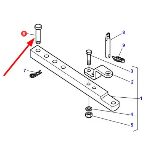 Slika Rear hitch pin 3798727M1