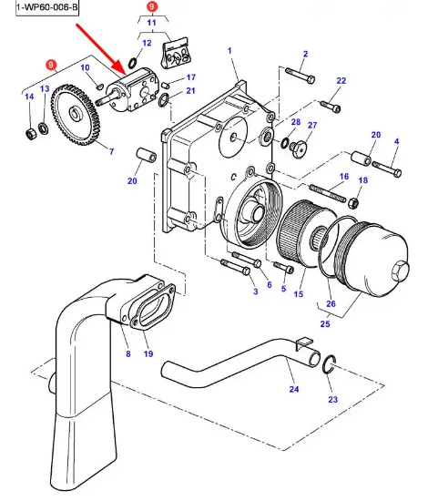 Slika Hydraulic pump 3799528M1